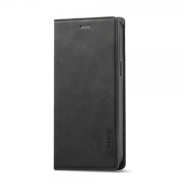 Lc.Imeeke iPhone 14 Plus Fodral med Kortfack Flip Svart