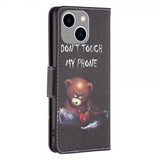 iPhone 14 Plus Fodral Motiv Björn Don't Touch My Phone