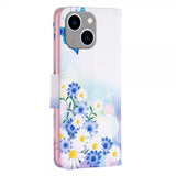 iPhone 14 Plus Fodral Motiv Fjärilar och Blommor