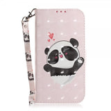 iPhone 14 Plus Fodral Motiv Panda Hjärtan