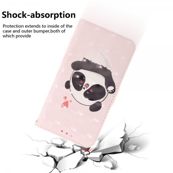 iPhone 14 Plus Fodral Motiv Panda Hjärtan