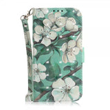 iPhone 14 Plus Fodral Motiv Vita Blommor