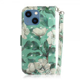 iPhone 14 Plus Fodral Motiv Vita Blommor