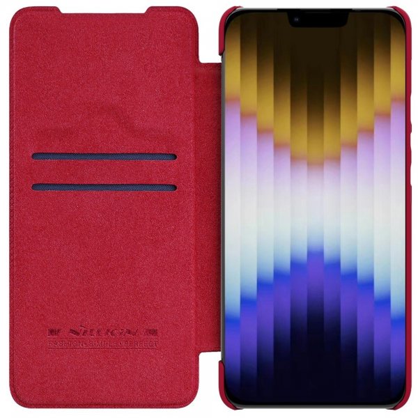 Nillkin iPhone 14 Plus Fodral Qin Pro Series Röd