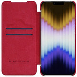 Nillkin iPhone 14 Plus Fodral Qin Pro Series Röd