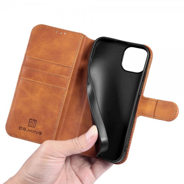 Dg.Ming iPhone 14 Plus Fodral Retro Brun