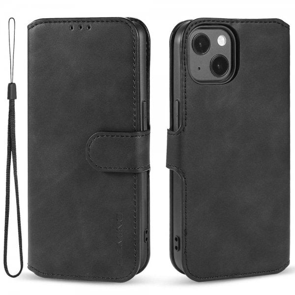 Dg.Ming iPhone 14 Plus Fodral Retro Svart