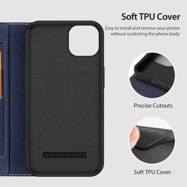 Dux Ducis iPhone 14 Plus Fodral Skin X2 Series Blå