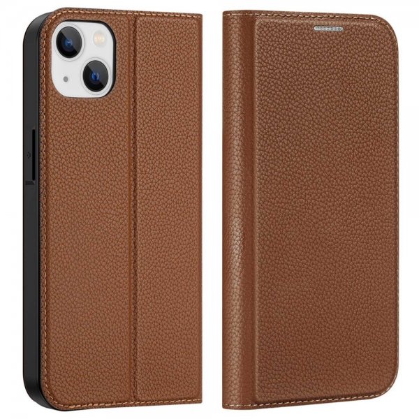 Dux Ducis iPhone 14 Plus Fodral Skin X2 Series Brun