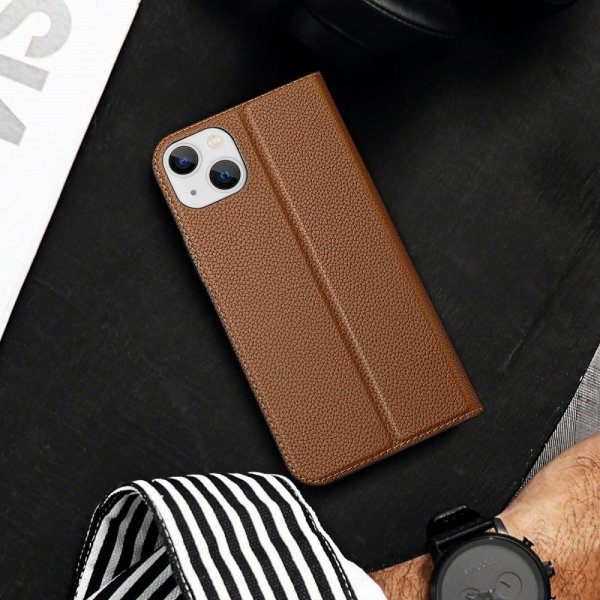 Dux Ducis iPhone 14 Plus Fodral Skin X2 Series Brun