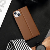 Dux Ducis iPhone 14 Plus Fodral Skin X2 Series Brun