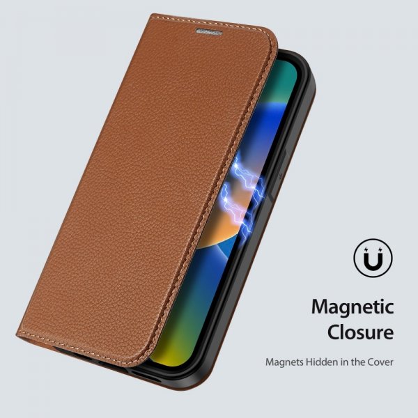 Dux Ducis iPhone 14 Plus Fodral Skin X2 Series Brun