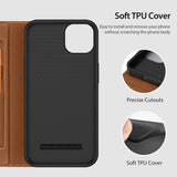 Dux Ducis iPhone 14 Plus Fodral Skin X2 Series Brun