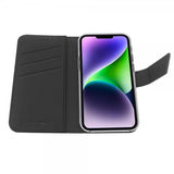 Celly iPhone 14 Plus Fodral Wally Wallet Case Svart
