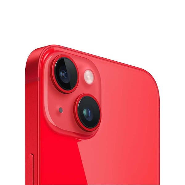 iPhone 14 Plus Kameralins med Ram - Röd