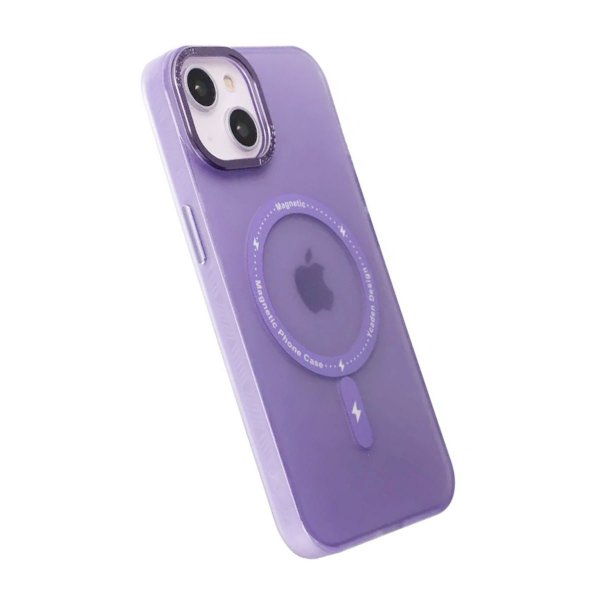 iPhone 14 Plus Skal Kamerasarg MagSafe Lila