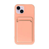 iPhone 14 Plus Skal Korthållare Rosa