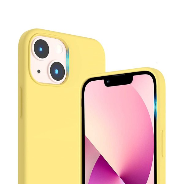 Rvelon iPhone 14 Plus Skal Silikon Gul