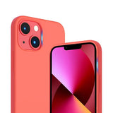 Rvelon iPhone 14 Plus Skal Silikon Rosa