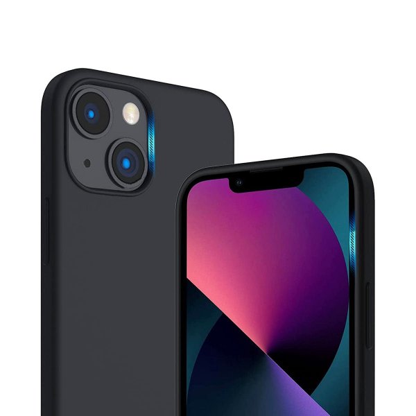 Rvelon iPhone 14 Plus Skal Silikon Svart
