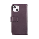 Rvelon iPhone 14 Plus Fodral Äkta Läder Lila