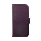 Rvelon iPhone 14 Plus Fodral Äkta Läder Lila