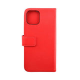 Rvelon iPhone 14 Plus Fodral Äkta Läder Röd