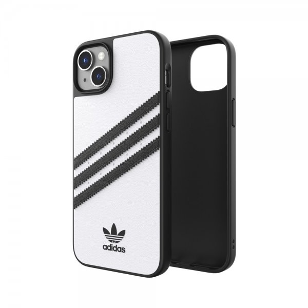 Adidas iPhone 14 Plus Skal 3 Stripes Snap Case Vit Svart