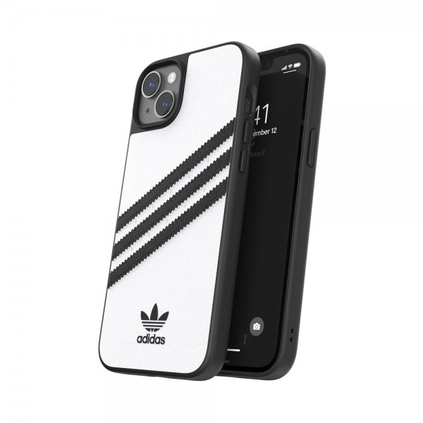 Adidas iPhone 14 Plus Skal 3 Stripes Snap Case Vit Svart