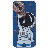 iPhone 14 Plus Skal Astronaut Blå Brun