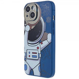 iPhone 14 Plus Skal Astronaut Blå Grå