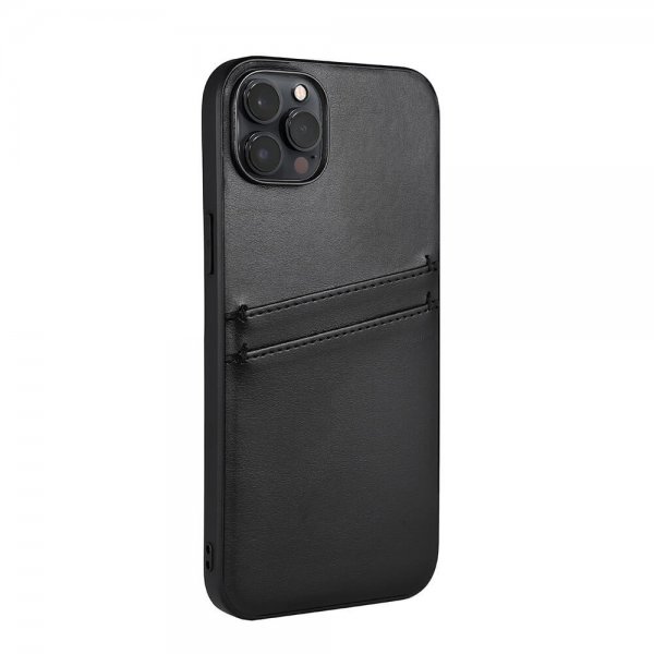 Buffalo iPhone 14 Plus Skal Backcover with Card Slots Svart