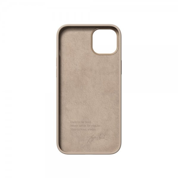 Nudient iPhone 14 Plus Skal Bold Linen Beige