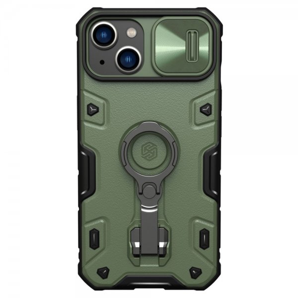Nillkin iPhone 14 Plus Skal CamShield Armor Pro MagSafe Grön