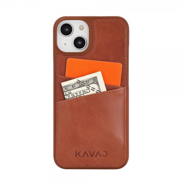 Kavaj iPhone 14 Plus Skal Chicago Brun