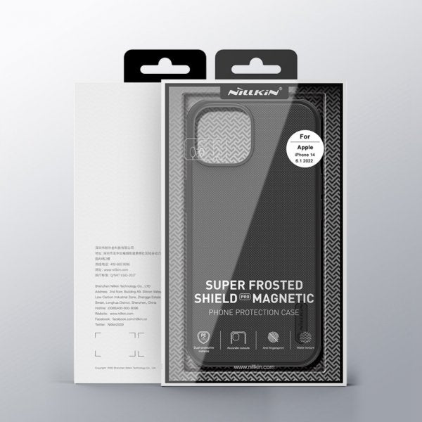 Nillkin iPhone 14 Plus Skal Frosted Shield Pro MagSafe Blå