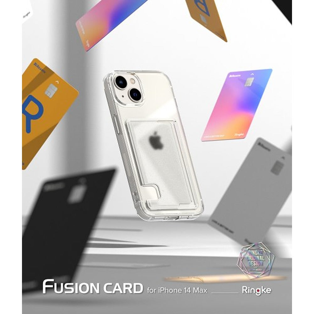 Ringke iPhone 14 Plus Skal Fusion Card Clear