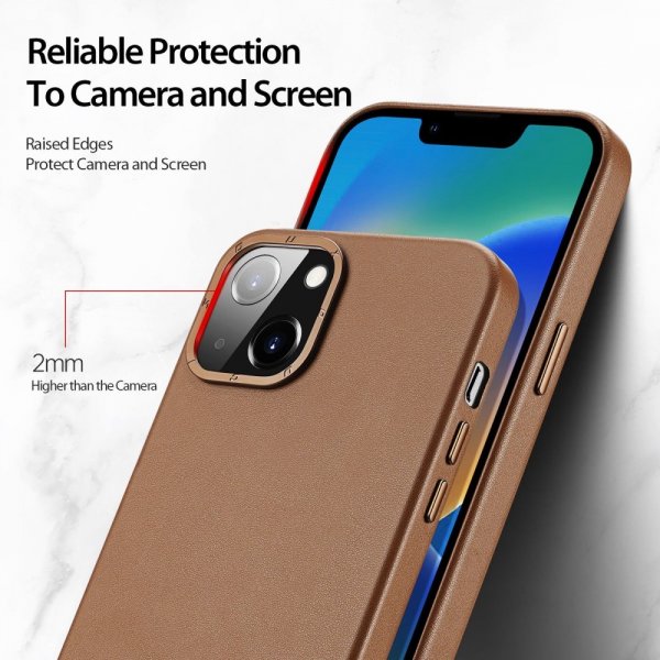 Dux Ducis iPhone 14 Plus Skal Grit Series MagSafe Brun