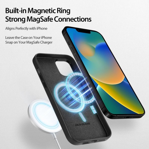 Dux Ducis iPhone 14 Plus Skal Grit Series MagSafe Svart
