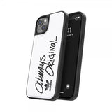 Adidas iPhone 14 Plus Skal Inlay Embroidery Case Vit Svart