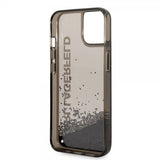 Karl Lagerfeld iPhone 14 Plus Skal Liquid Glitter Translucent Svart