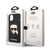 Karl Lagerfeld iPhone 14 Plus Skal Liquid Silicone Karl MagSafe Svart