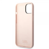 Karl Lagerfeld iPhone 14 Plus Skal Liquid Silicone Karl Rosa