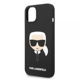 Karl Lagerfeld iPhone 14 Plus Skal Liquid Silicone Karl Svart