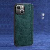 X-Level iPhone 14 Plus Skal Mockatextur Grön