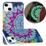 iPhone 14 Plus Skal Motiv Blå Mandala