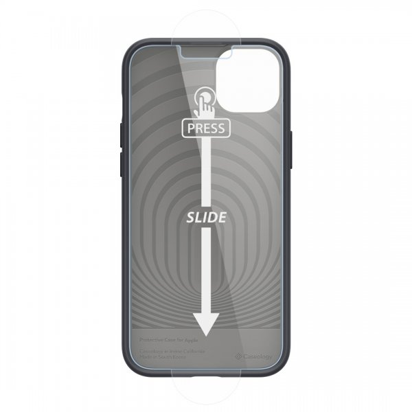 Caseology iPhone 14 Plus Skal med Skärmskydd Nano Pop 360 Black Sesame