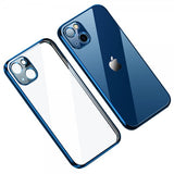 Sulada iPhone 14 Plus Skal Pläterad Kant Blå