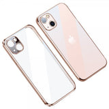 Sulada iPhone 14 Plus Skal Pläterad Kant Rosa