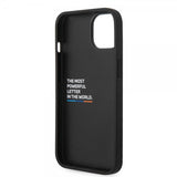 BMW iPhone 14 Plus Skal Quilted Svart